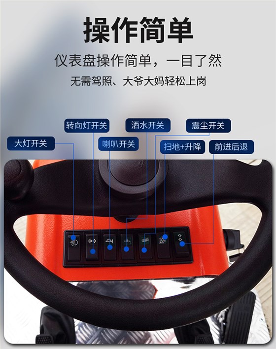 半封閉電動(dòng)掃地車1450 半封閉電動(dòng)掃地車1450