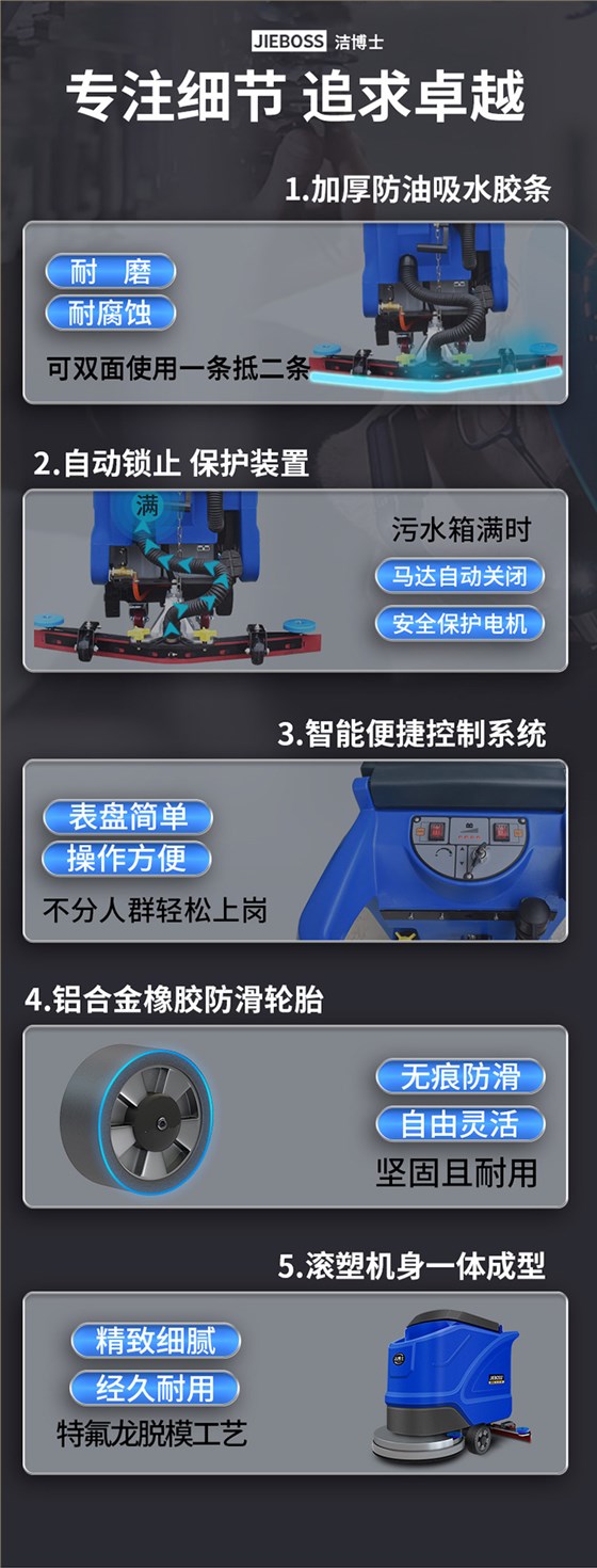 潔博士手推式電動洗地機(jī)550X 潔博士手推式電動洗地機(jī)550X