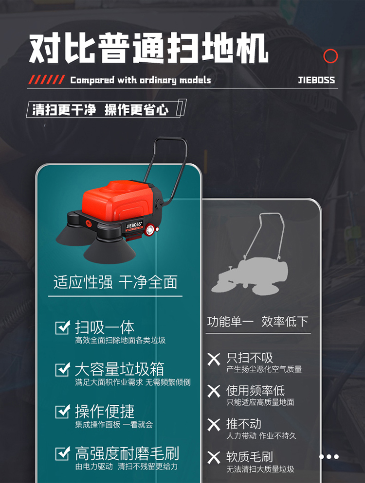 潔博士多功能電動手推式掃地機(jī)1150 潔博士多功能電動手推式掃地機(jī)1150