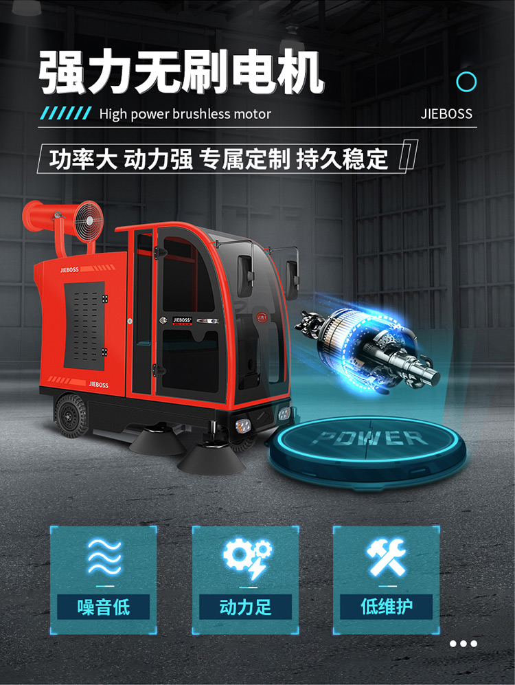 全封閉電動掃地車1900B霧炮款 全封閉電動掃地車1900B霧炮款