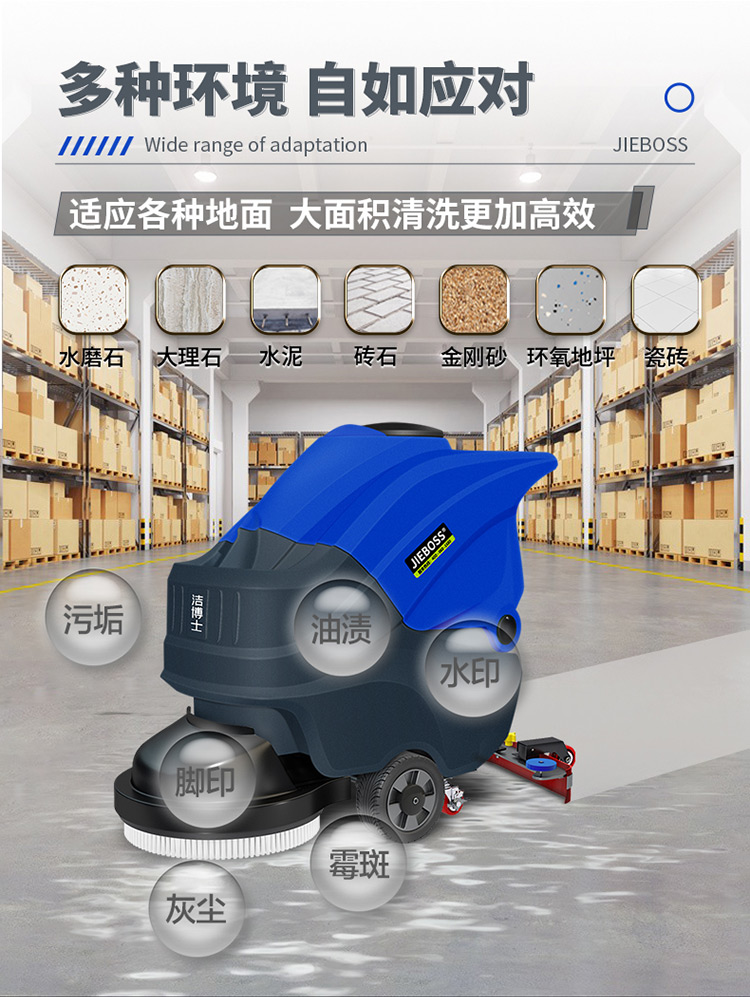 潔博士手推式智能洗地機(jī)680 潔博士手推式智能洗地機(jī)680
